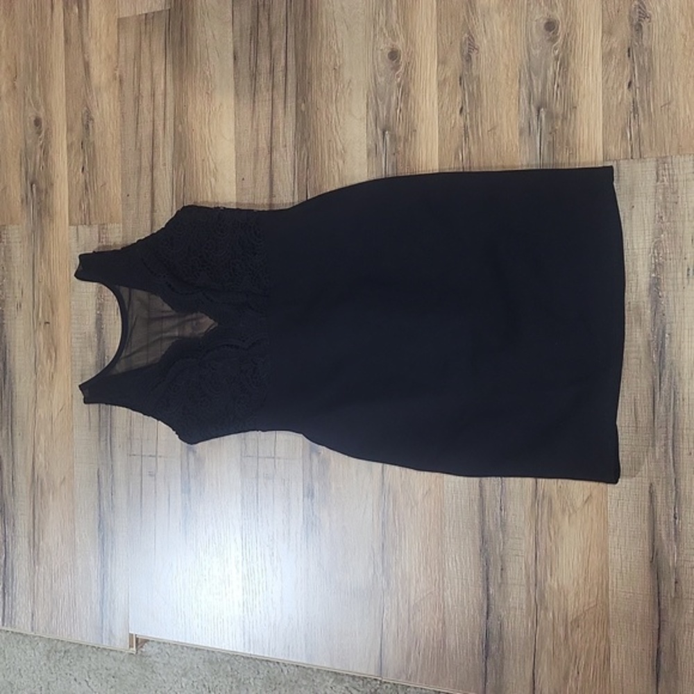 LULUS Fortune and Fame Black Lace Bodycon Dress - Picture 2 of 16